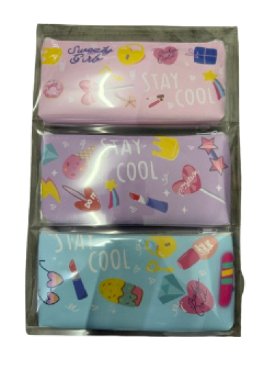 ZC-56386#กระเป๋าดินสอ 12ชิ้น/แพ็ค ราคา20บาท