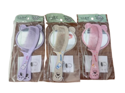 ZC-40777#กระจก+หวี 12ชิ้น/แพ็ค ราคา10บาท