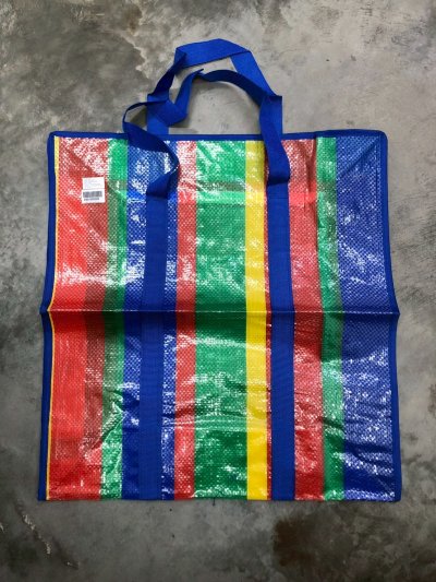 ถุงกระสอบสีรุ้ง S (50*53*20 cm) บรรจุ12ชิ้น/แพ็ค ราคา79บาท/ชิ้น