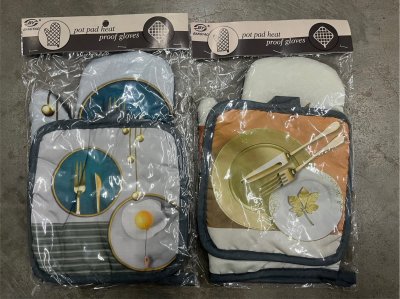 A035-91#ถุงมือจับร้อน 12ชิ้น/แพ็ค ราคา25บาท