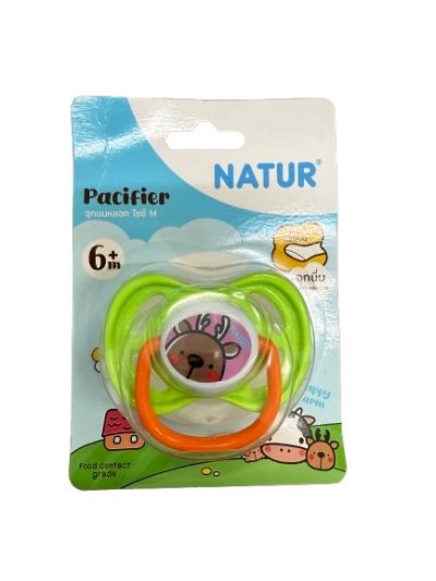 NATUR จุกนมหลอก M สำหรับเด็ก 6+