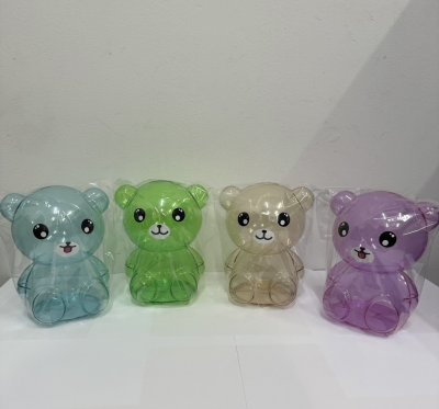 A-908C#ออมสินหมีนั่ง(เอนจอยส์) 12ชิ้น / แพ็ค ราคา 25 บาท