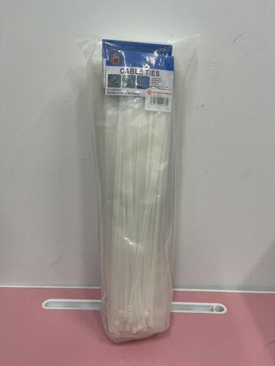 11262-5#เคเบิ้ลไทร์ขาว 12 บรรจุ12ชิ้น/แพ็ค ราคา20/ชิ้น