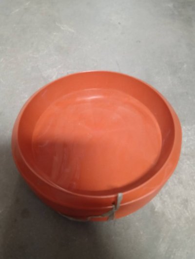 16-165#จานรองกระถาง สีอิฐ 12ชิ้น/มัด ราคา15บาท