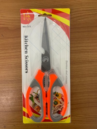 PL-8313#กรรไกรตัดอาหาร /SP บรรจุ12ชิ้น/แพ็ค ราคา20บาท/ชิ้น
