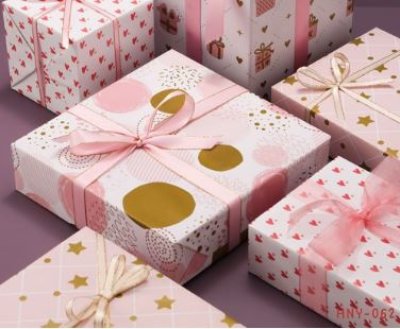 A004-01# กระดาษห่อของขวัญ