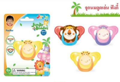 JE-040จุกดูดเล่นฟังกี่ 12ชิ้น/แพ็ค ราคา39บาท