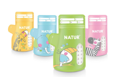 NATUR ถุงเก็บน้ำนมแม่ 5oz แพ็ก30  12 ชิ้น/แพ็ค ราคา 139 บาท