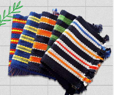 พรมเช็ดเท้าแบบทอ 10ชิ้น/มัด ราคา29บาท