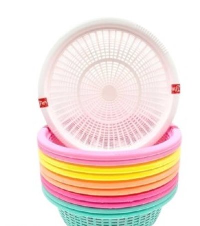 NO.123/2#ตะกร้ากลมกลาง 1*2 บรรจุ 12ชิ้น/มัด ราคา 25บาท/ชิ้น