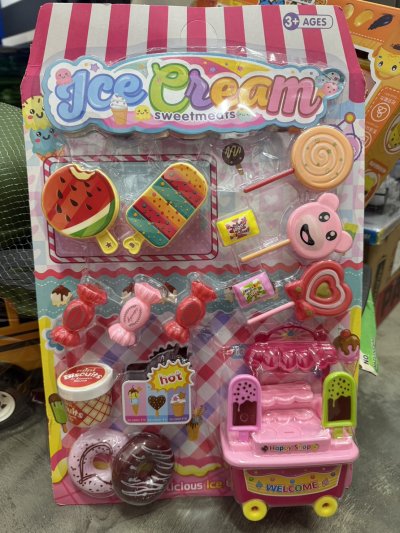 402022#ชุดรถเข็นขนมหวานแผง