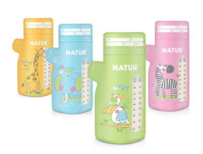NATUR ถุงเก็บน้ำนมแม่ 9oz แพ็ก25   12ชิ้น/แพ็ค ราคา 139 บาท