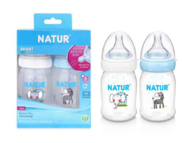 NATURขวดนมสมาร์ทไบโอมิมิค PP 5 OZ P*2