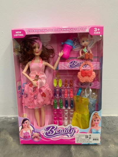 351774#ตุ๊กตาแม่ลูกมีเซ็ตรองเท้ากล่อง619A46