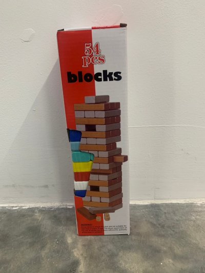 R1918#เกมส์ตึกถล่มลายไม้ 54 ชิ้น