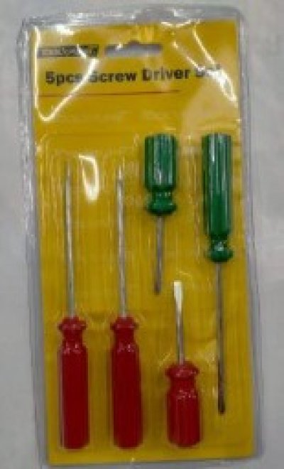 A128-34 ชุดไขควง5ชิ้น บรรจุ12ชิ้น/แพ็ค ราคา20/ชิ้น