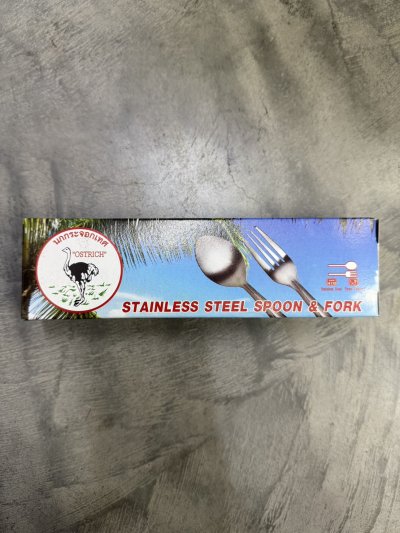 NO.504#ช้อนส้อมลายกุหลาบ