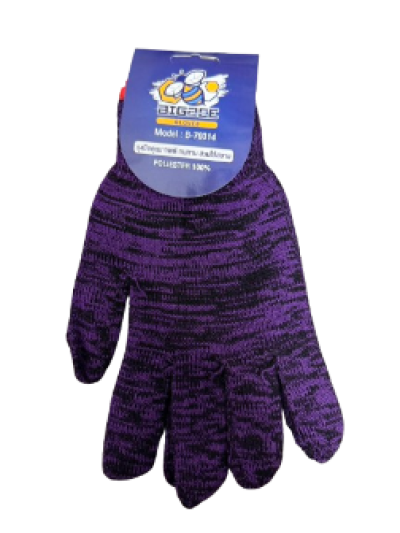 B-79314#ถุงมือผ้า 12 ชิ้น/แพ็ค ราคา 10บาท