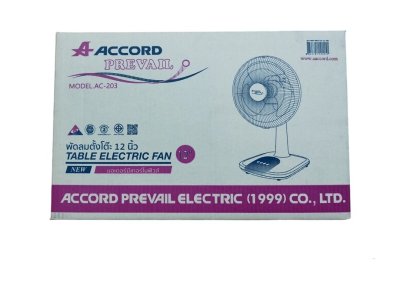 พัดลมACCORD12"AC-203ใส