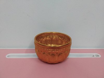 ขัน 10 ซม. สีทอง/มะลิ 12ชิ้น/แพ็ค ราคา35บาท