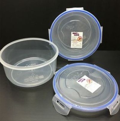 B-548#กล่องเวฟล็อค กลม บรรจุ12ชิ้น/แพ็ค ราคา25บาท/ชิ้น