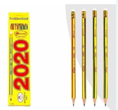 ดินสอไม้มียางลบWLCH-2020 บรรจุ12ชิ้น/แพ็ค ราคา29/ชิ้น