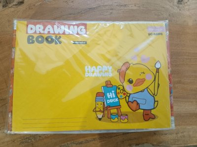 43392#สมุดวาดเขียนเล็กเป็ด+ดินสอ 2PCS 12ชิ้น/แพ็ค ราคา 20 บาท