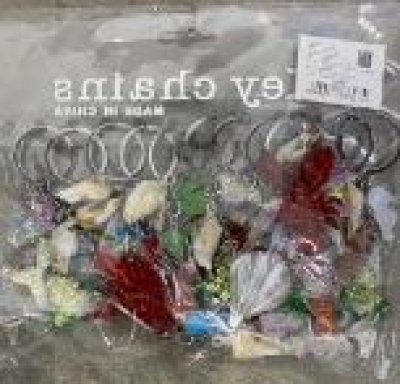 87327#พวงกุญแจห้อยจี้ คละแบบ 12ชิ้น/แพ็ค ราคา20บาท
