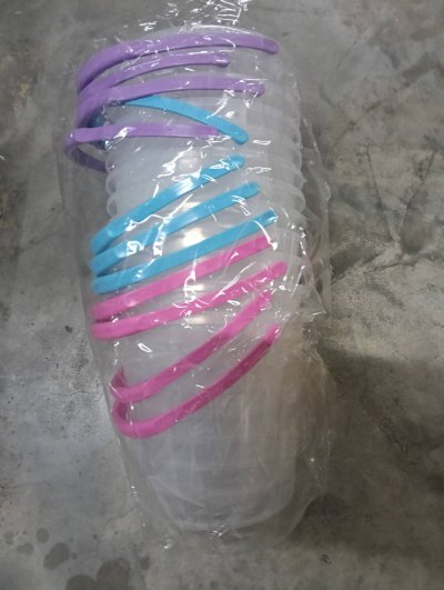 No.305#ถังน้ำแข็งโมเดิร์น สีใส 12ชิ้น/แพ็ค ราคา20บาท