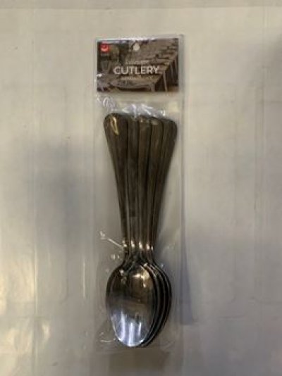 SK983-S#ช้อนเรียบปลายมน 12ชิ้น/แพ็ค ราคา79บาท