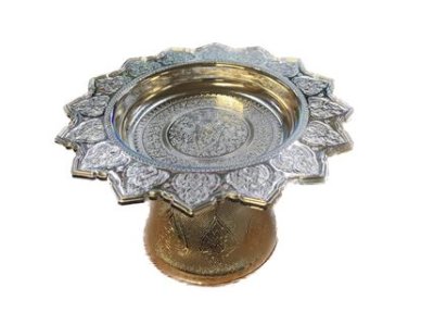 พานโตก 18CM สีเงิน บรรจุ12ชิ้น/แพ็คราคา29บาท/ชิ้น