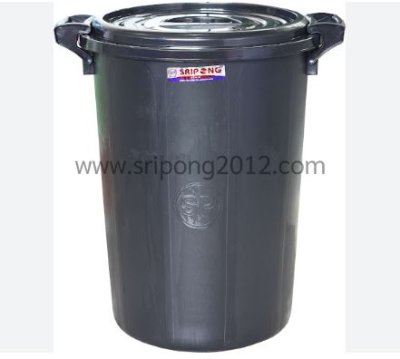 ถังน้ำ 20 GL. สีดำ หูพลาสติก LOCK  12ชิ้น/มัด ราคา129บาท