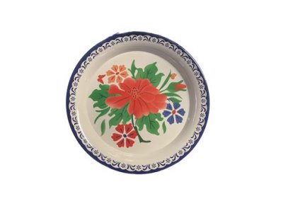 P1718#ถาดกลมดอก 45 cm 12ชิ้น/แพ็ค ราคา89บาท