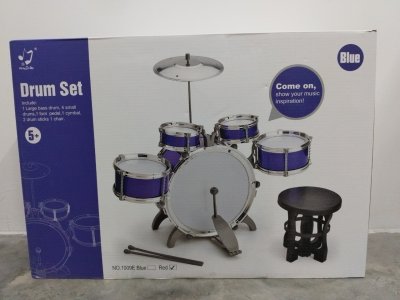 101033#กลองแจ๊สกล่องขาวใหญ่ 1009E