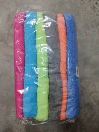 ผ้าขนหนู30*60 คละสี 159.-. /แสงทวี แพ็ค 6 ชิ้น ราคา 159 บาท