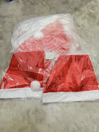 A025-01#หมวกคริสต์มาส 12ชิ้น/ แพ็ค ราคา 20 บาท