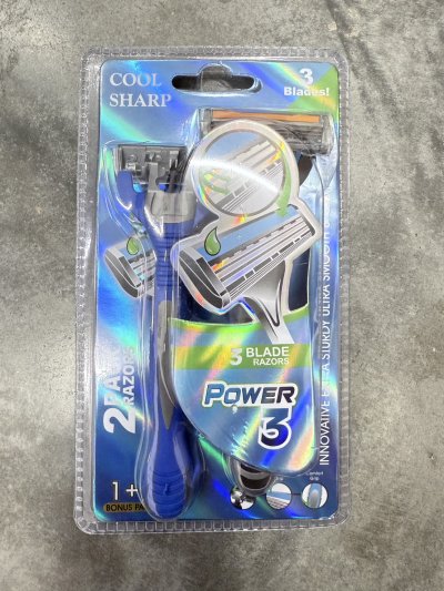 14776#มีดโกนหนวด 2PCS 12 ชิ้น /โหล ราคา 20 บาท