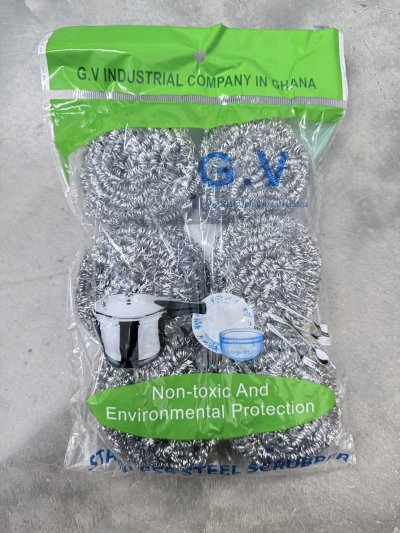 PL-7108#ฝอยขัดหม้อ 12 แพ็ค /โหล ราคา 20 บาท