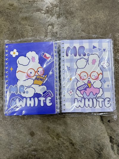 20077#สมุดโน๊ต(มีห่วง) 21*15 CM.12 ชิ้น /โหล ราคา 20 บาท