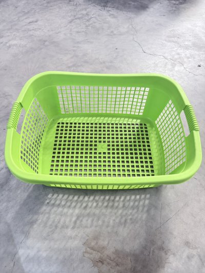 No.869A#ตะกร้าผ้าทรงตื้นA 12 ชิ้น /โหล ราคา 85 บาท
