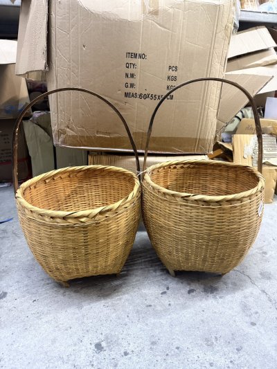 ตะกร้าไม้ไผ่ใหญ่