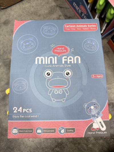 62457#พัดลมกบ 24 ชิ้น /โหล ราคา20 บาท