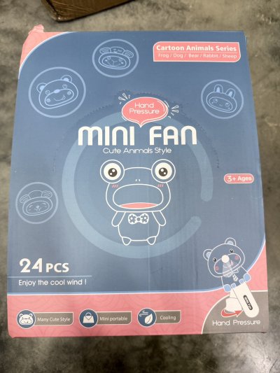 62456#พัดลมหมี 24 ชิ้น /โหล ราคา 20 บาท