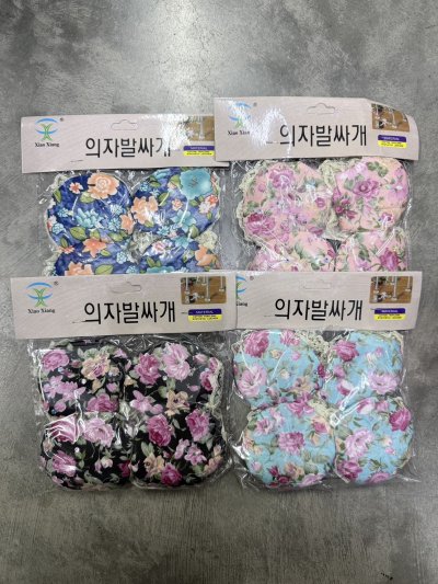 J795-01 ฟองน้ำหุ้มขาโต๊ะลายดอกไม้ 12 ชิ้น /โหล ราคา 20 บาท