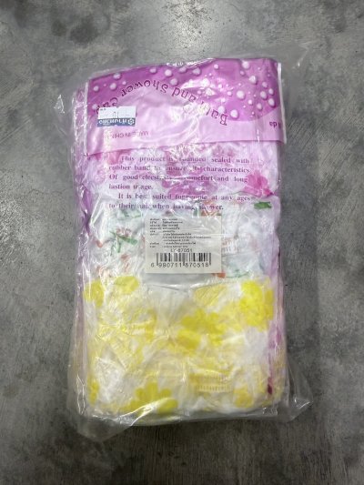 LY-87051#หมวกคลุมผมพลาสติก 1*3pcs.12 ชิ้น /โหล ราคา 8 บาท