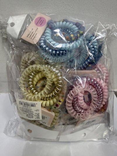81631#ยางรัดผมเกลียวสี 12ชิ้น/แพ็ค ราคา  20 บาท