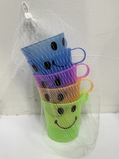 HY645-3#แก้วหน้ายิ้ม 5ใบ