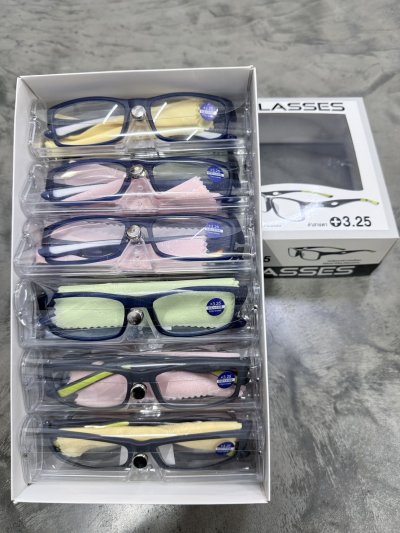 67154#แว่นสายตา +3.25 12 ชิ้น /โหล ราคา 20 บาท