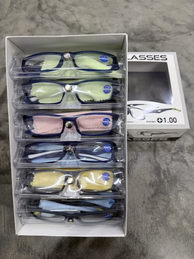 67145#แว่นสายตา +1.00  12 ชิ้น /โหล ราคา 20 บาท