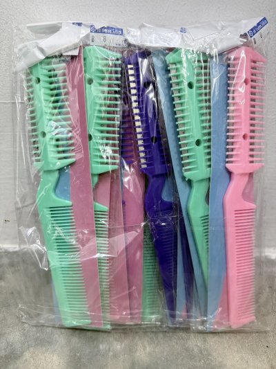 LY-85210#หวีซอย 12 ชิ้น /โหล ราคา 8 บาท